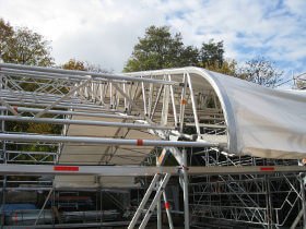 Layher scaffolding project