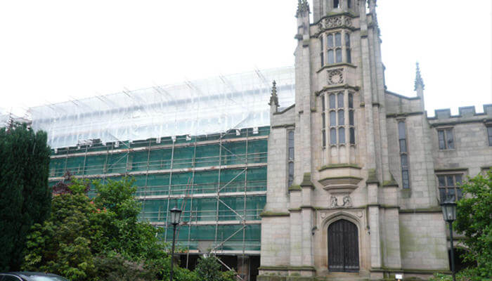 Specialist scaffolding projects